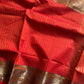 Kanchi SilkCotton Saree - Orange