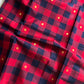 Vegan Silk Saree – Red & Blue Handloom