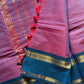 Zari Edition | Purple * Blue Kanchi Cotton Saree