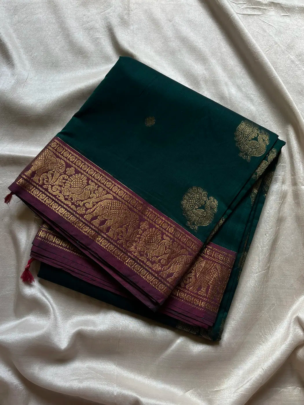 Mercerised Kanchi Cotton - Peacock Green
