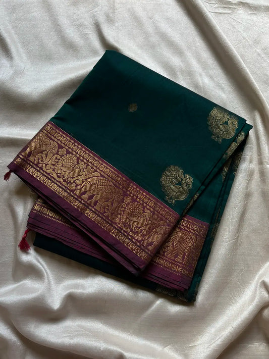 Mercerised Kanchi Cotton - Peacock Green
