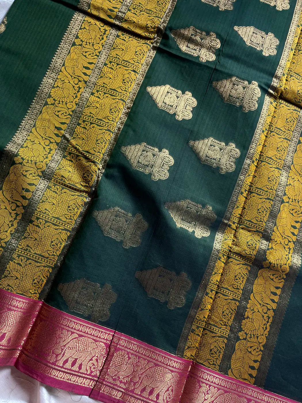 Mercerised Kanchi Cotton - Green