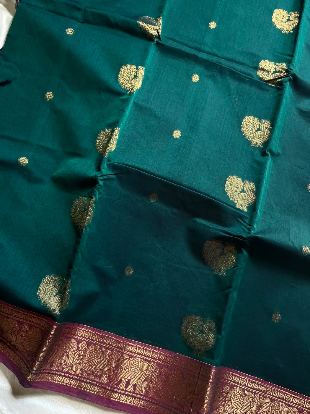 Mercerised Kanchi Cotton - Peacock Green