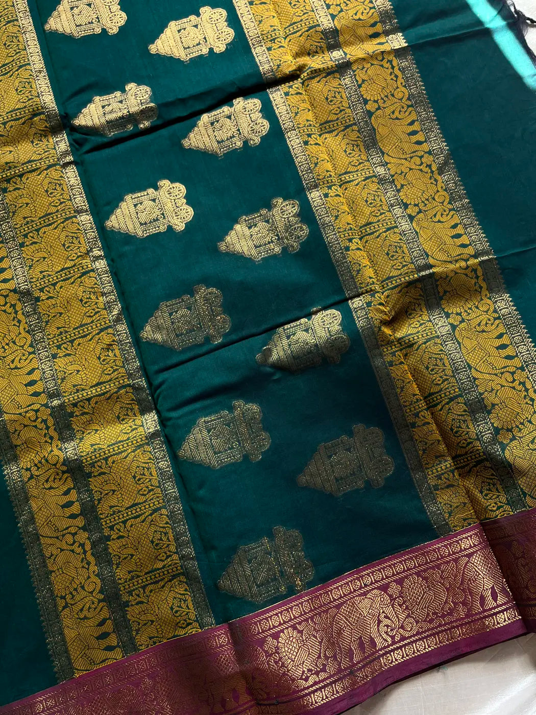 Mercerised Kanchi Cotton - Peacock Green