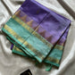 Vegan Silks | Chinnalampattu Saree – Lavender Teal