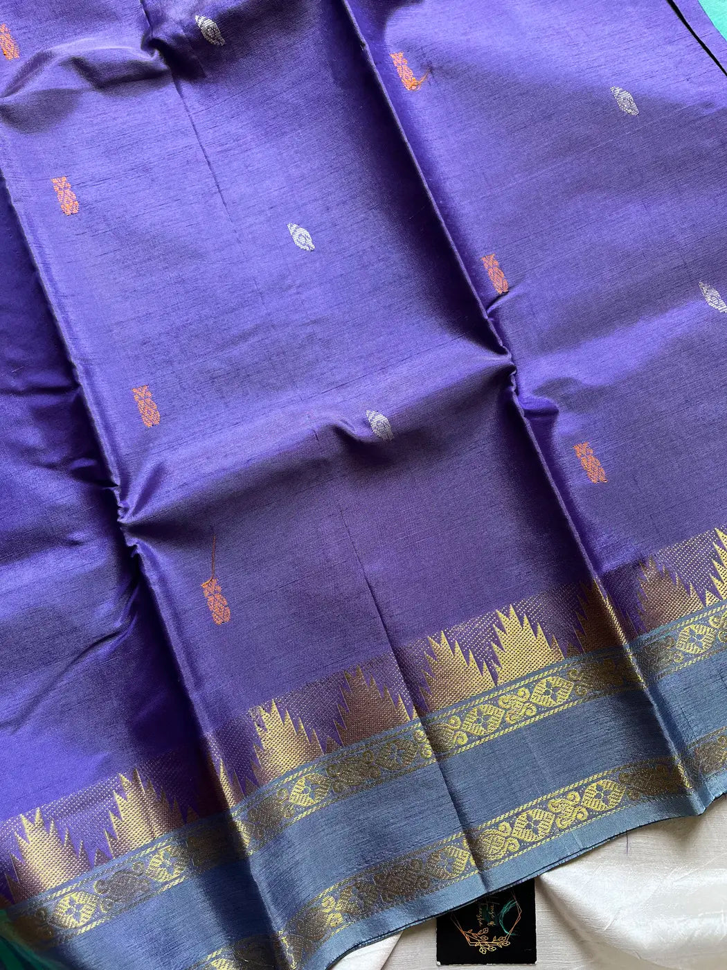 Vegan Silks | Chinnalampattu Saree – Violet