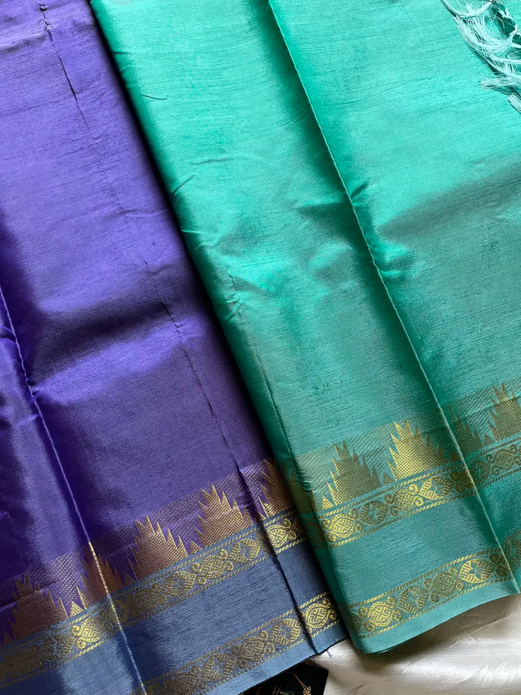 Vegan Silks | Chinnalampattu Saree – Violet