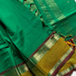 Throne Edit – Green 120 Counts Mercerised Kanchi Cotton Saree