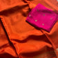 Semi Mysore Silk Saree – Orange