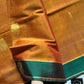 Vegan Silk Saree – Golden Ochre Handloom Art Silk