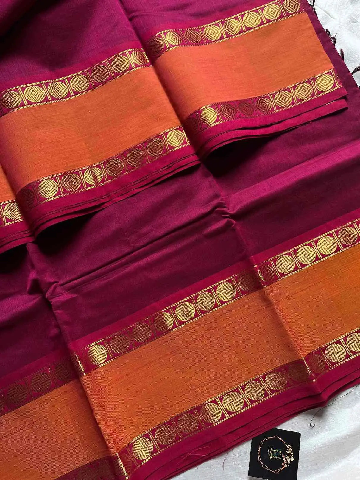 Throne Edit – Magenta Mercerised Kanchi Cotton