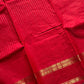 Zari Edition | Red Kanchi Cotton Saree