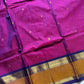 Throne Edit – Magenta Purple 120 Counts Mercerised Kanchi Cotton Saree