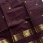 Throne Edit – Deep Coffee Brown Chettinadu Cotton Saree