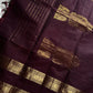 Throne Edit – Deep Coffee Brown Chettinadu Cotton Saree