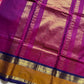 Throne Edit – Magenta Purple 120 Counts Mercerised Kanchi Cotton Saree