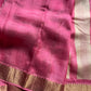 Mangalagiri Silkcotton Saree - Rose Blush