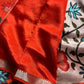 Mangalagiri Silkcotton Saree - Floral Vintage Blush