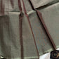 Minimal Edit – Grey 120 Counts Mercerised Kanchi Cotton Saree