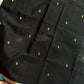 Vegan Silk Saree – Black & blue | Handloom