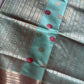 Kanchi SilkCotton Saree - Pastel Teal