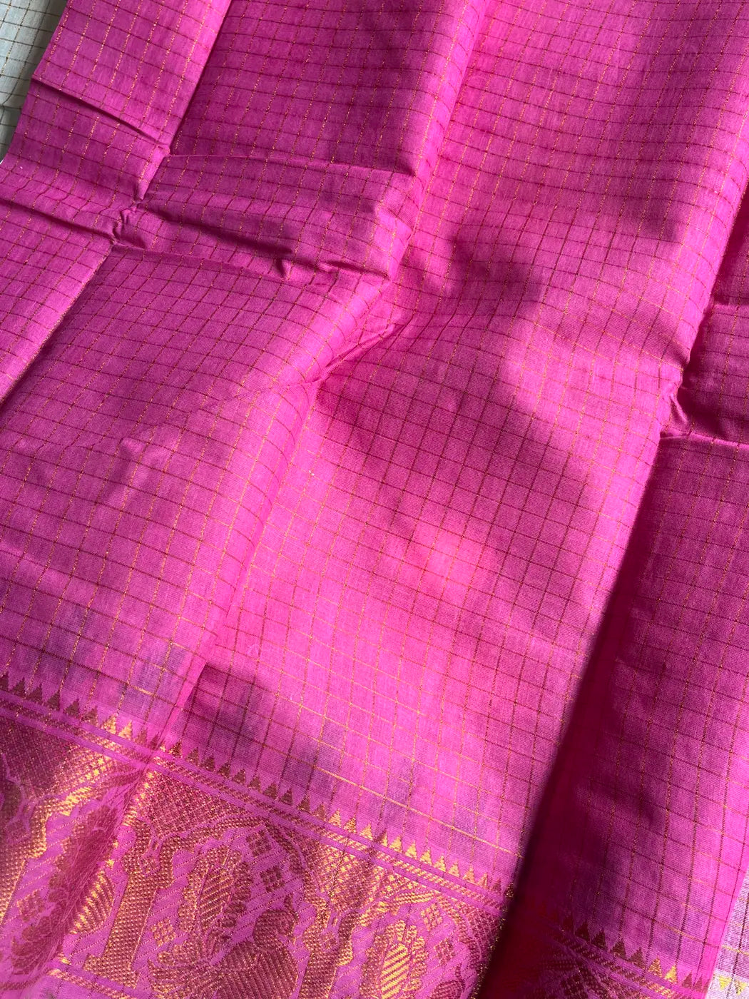 Sungudi Cotton Saree - Ganga Jamuna Border