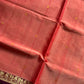 Vegan Silk Saree – Pastel Peach Handloom Art Silk