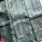 Banarasi Crepe Silk Saree – Red & Blue