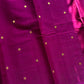 Vegan Silk Saree – Magenta | Handloom