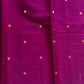 Vegan Silk Saree – Magenta | Handloom