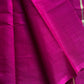 Vegan Silk Saree – Magenta | Handloom