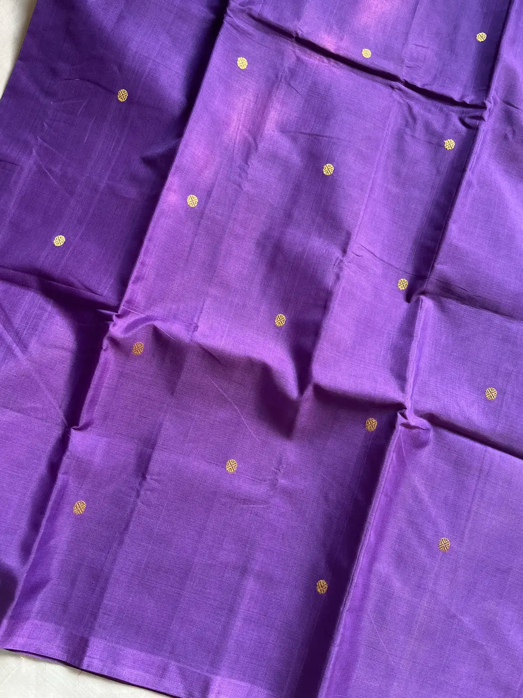 Vegan Silk Saree – Lavender | Handloom