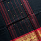 Vintage Loom Edit | Black Kanchi Cotton Saree