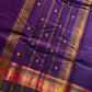 Vintage Looms | Purple Chettinadu Cotton Saree