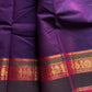 Vintage Looms | Purple Chettinadu Cotton Saree