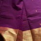 Vintage Looms | Dark Magenta Chettinadu Cotton Saree