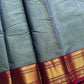 Vintage Looms | Mist Grey Chettinadu Cotton Saree