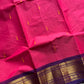 Vintage Looms | Pink Chettinadu Cotton Saree