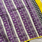 Mulmul Cotton Saree in Purple – Hand Block Printed | House of Thansha
