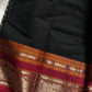 Heirloom Kanchi - Black Handloom Kanchi Cotton Saree