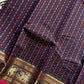 Heirloom Kanchi - Deep Jamun Handloom Kanchi Cotton Saree