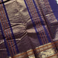 Heirloom Kanchi - Deep Jamun Handloom Kanchi Cotton Saree