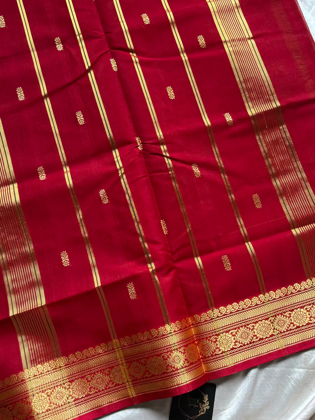 Vegan Silk Saree – Lime Green | Handloom Art Silk