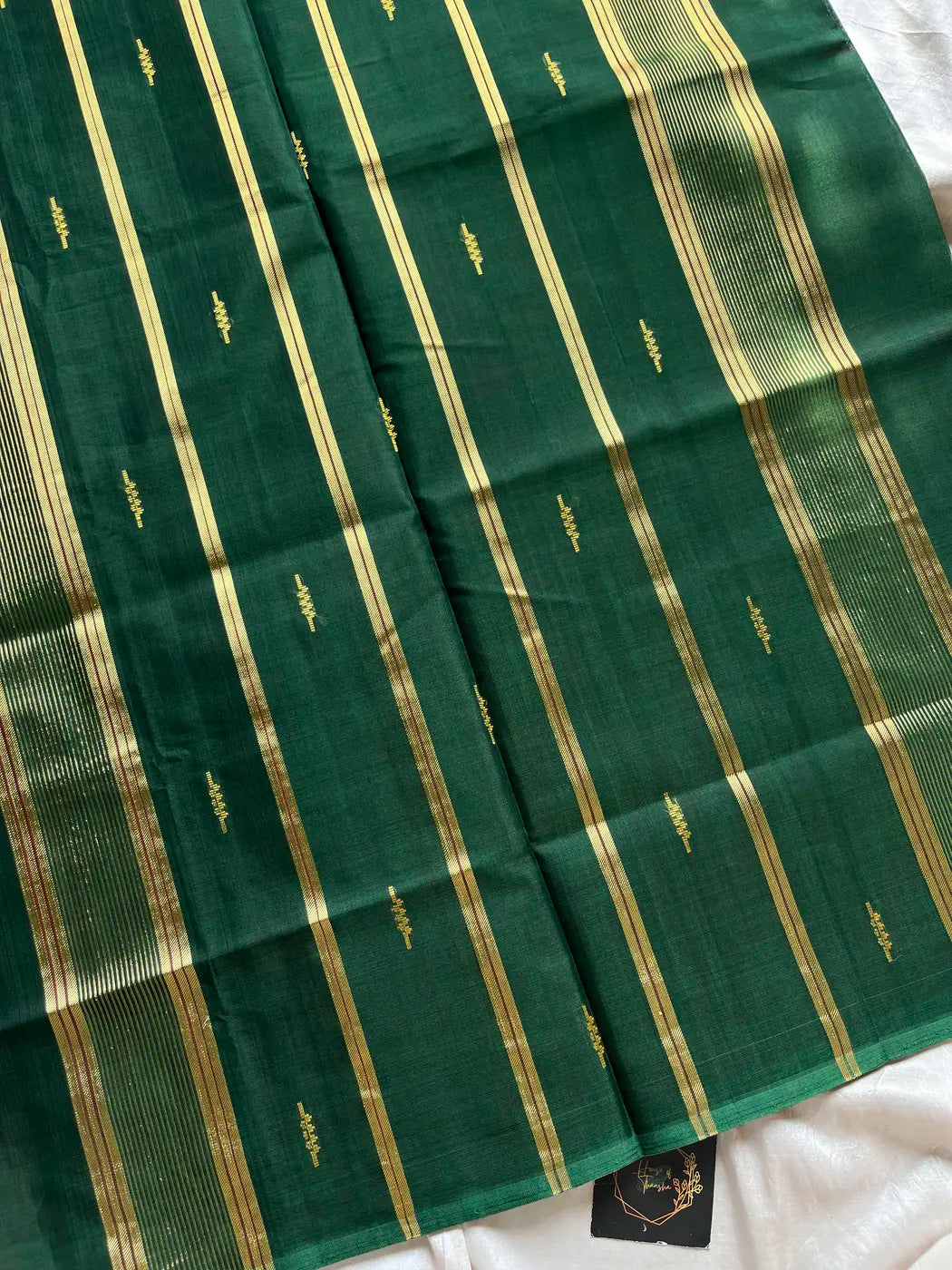 Vegan Silk Saree – Red Handloom Art Silk