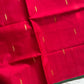 Vegan Silk Saree – Red Handloom Art Silk
