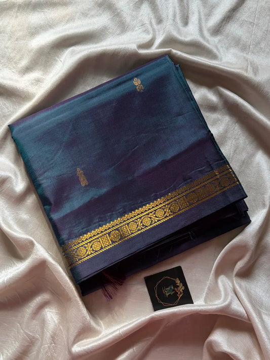 Vegan Silks | Chinnalampattu Saree – Green
