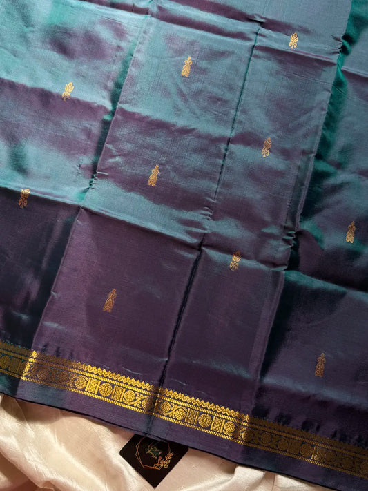 Vegan Silks | Chinnalampattu Saree – Green