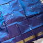 Vegan Silks | Chinnalampattu Saree – Peacock Blue