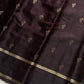 Crepe Silk Saree – Coffee brown