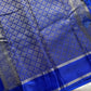 Crepe Silk Saree – Blue